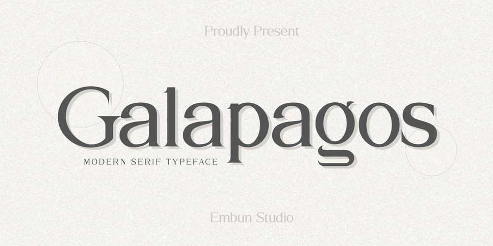 Galapagos font