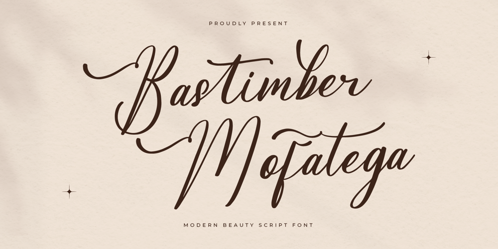 Bastimber Mofatega font