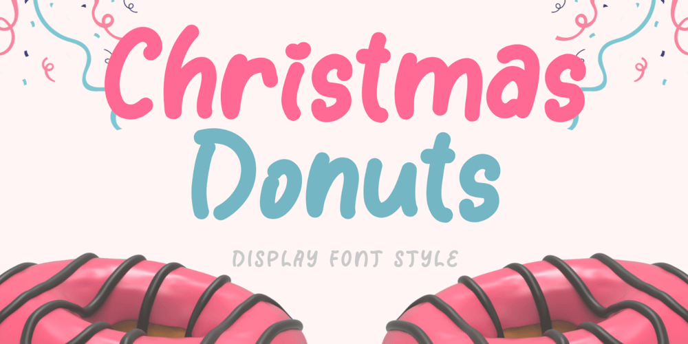 Christmas Donuts font