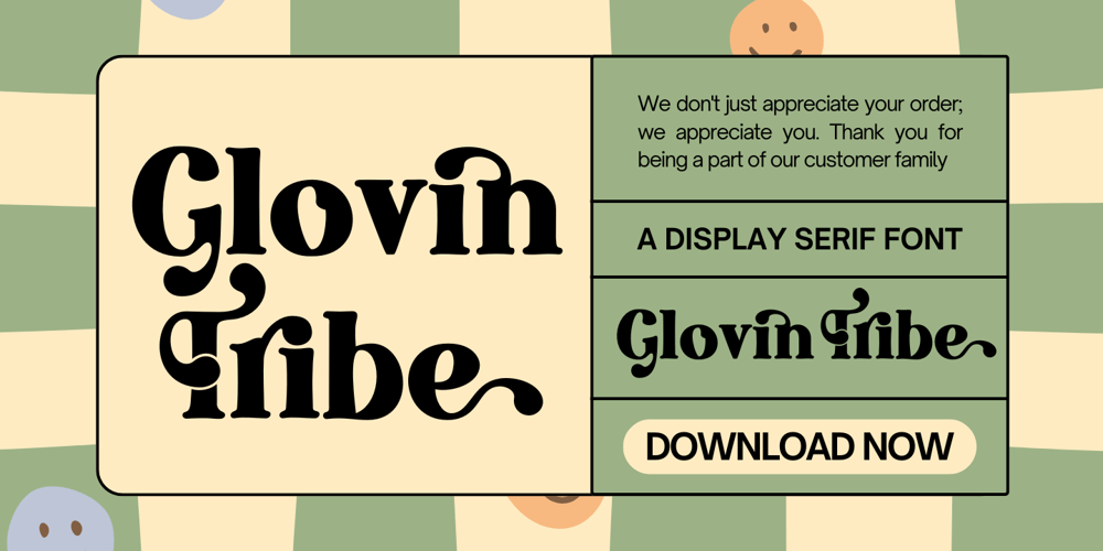 Glovin Tribe font