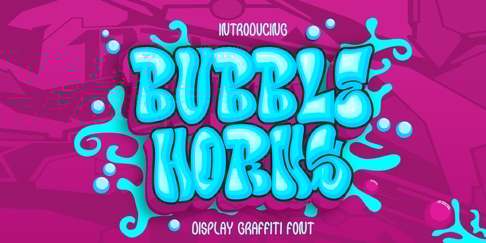 Bubble Horns font