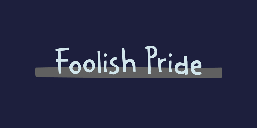 Foolish Pride font