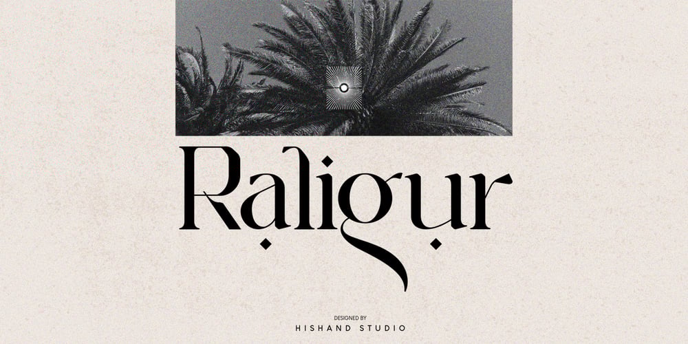Raligur font