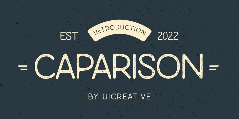 Caparison font