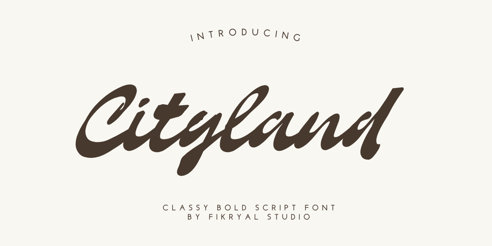 Cityland font