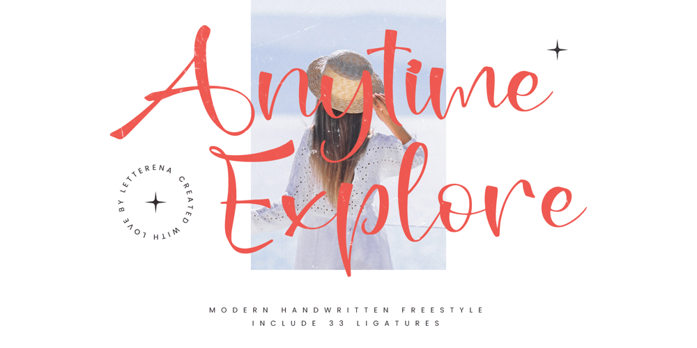 Anytime Explore font