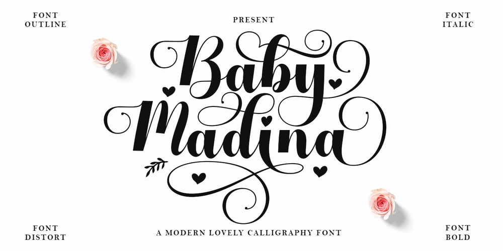 Baby Madina font