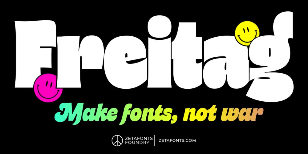 Freitag Display font