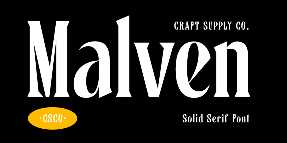 Malven font