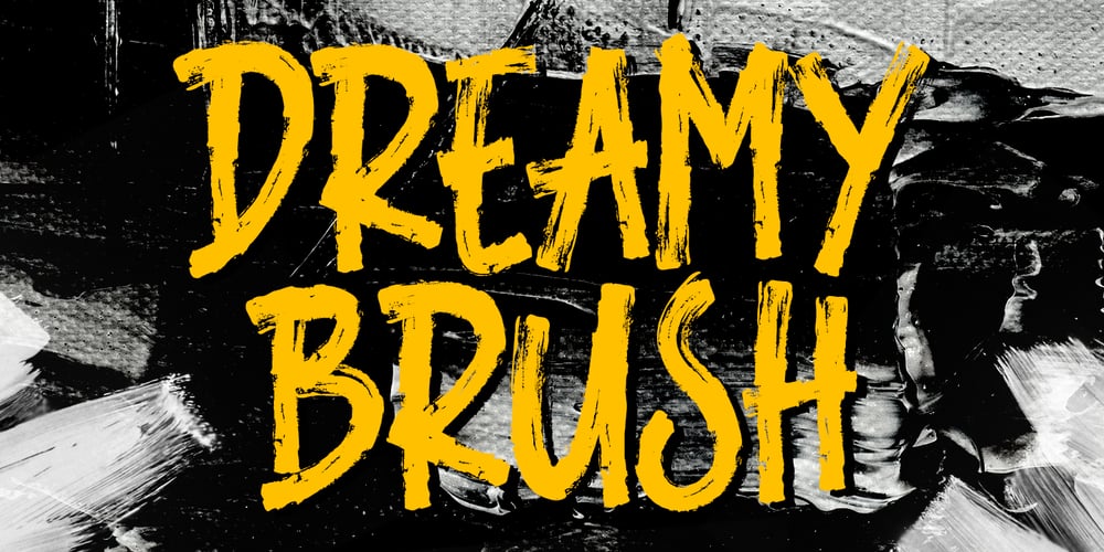 Dreamy Brush font