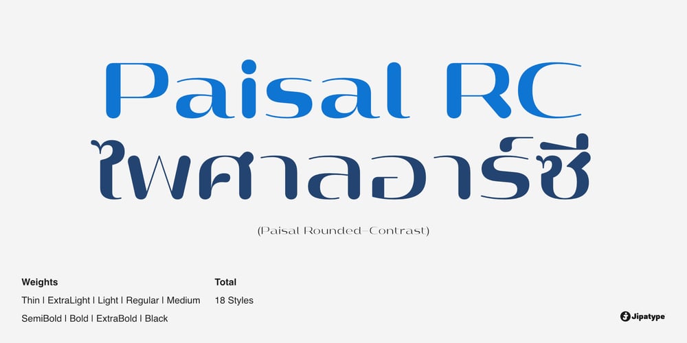 Paisal RC font