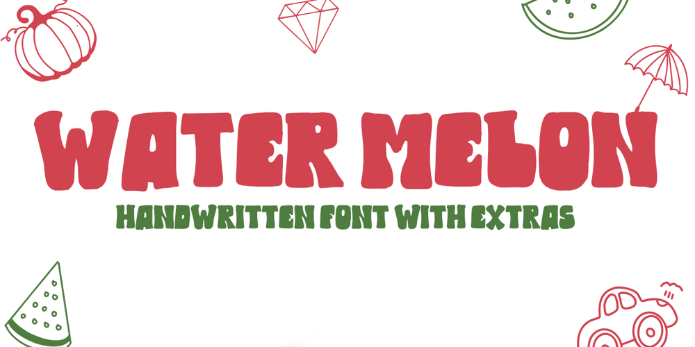 Water Melon font