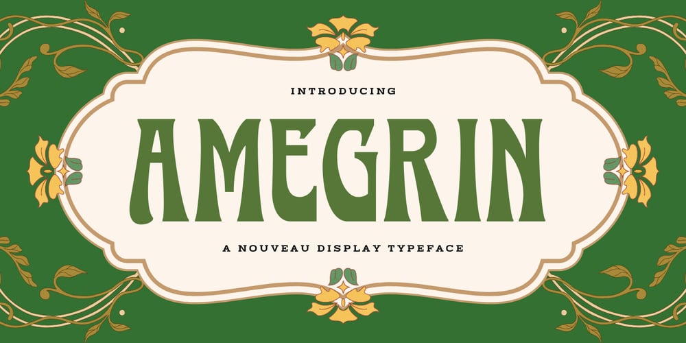 Amegrin font