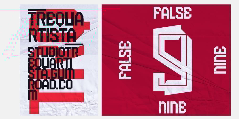 False Nine font