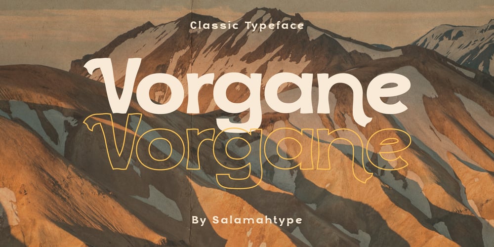 Vorgane font