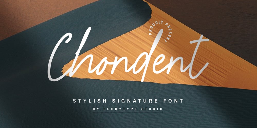 Chondent font