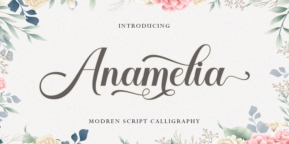 Anamelia Script font