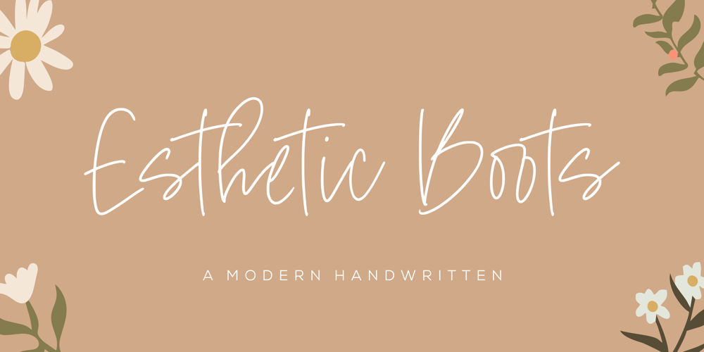 Esthetic Boots font