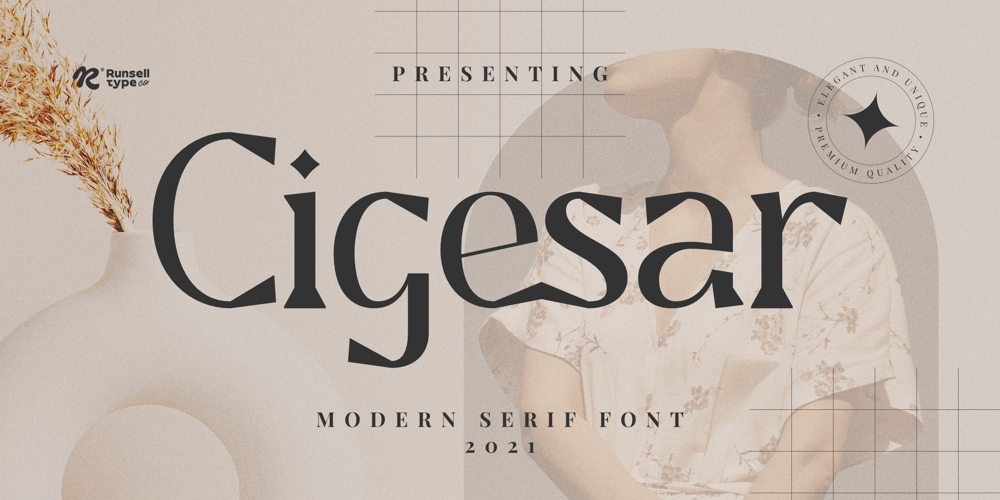 Cigesar font