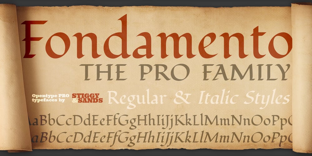 Fondamento Pro font