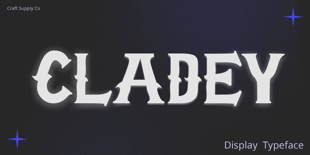 Cladey font