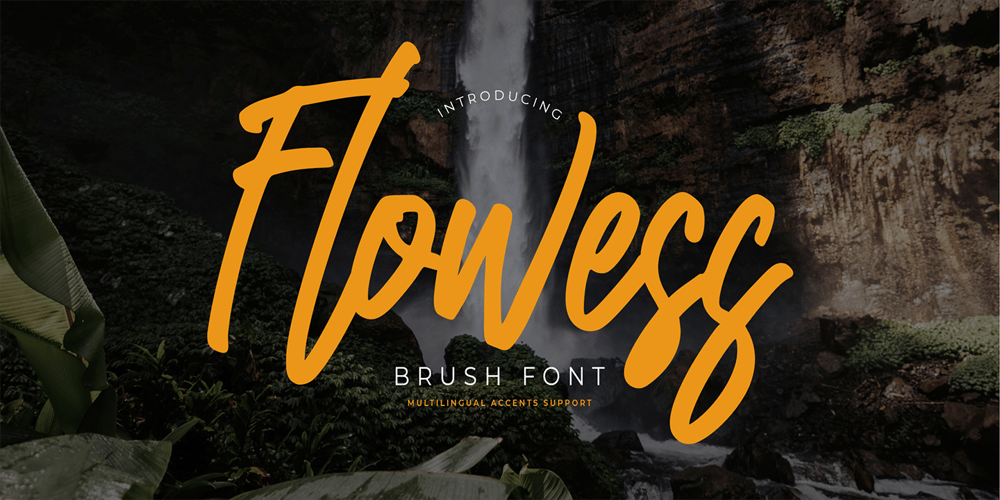 Flowess font