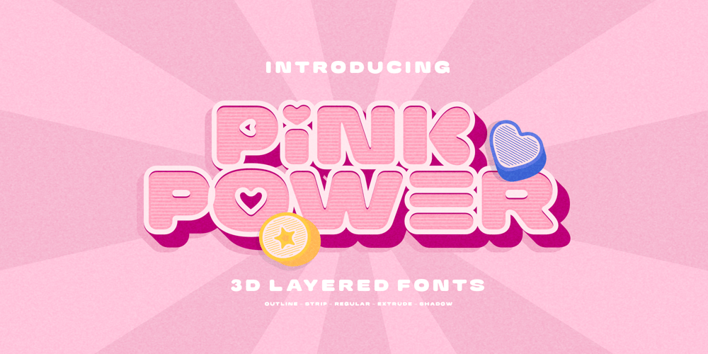 Pink Power font