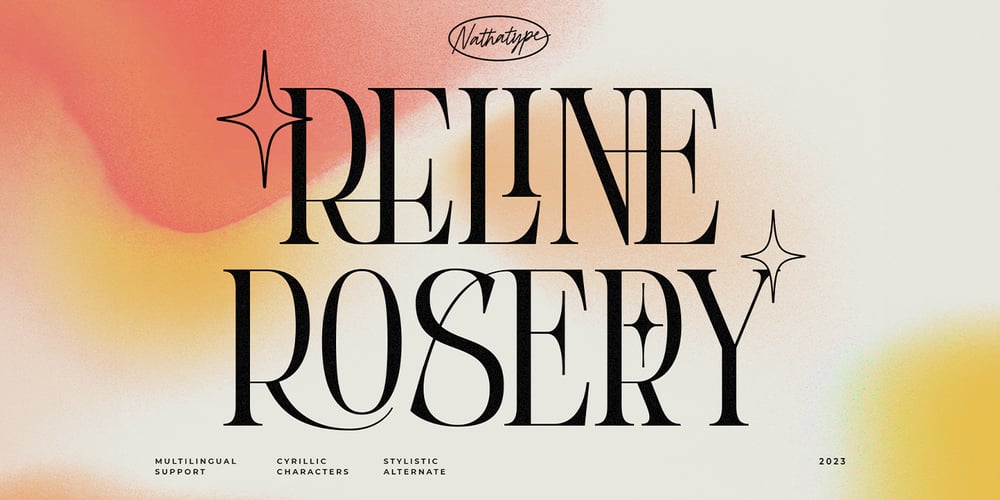 Reline Rosery font