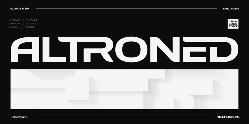 Altroned font