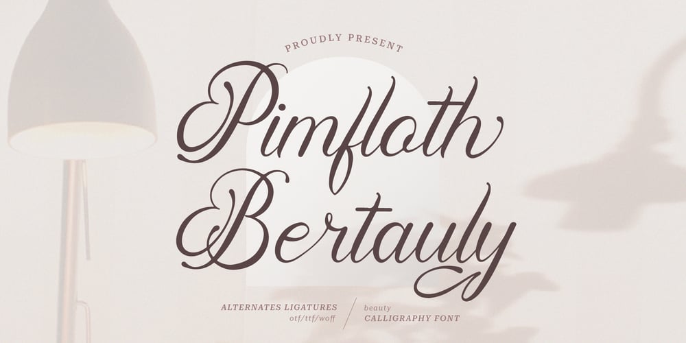 Pimfloth Bartauly font