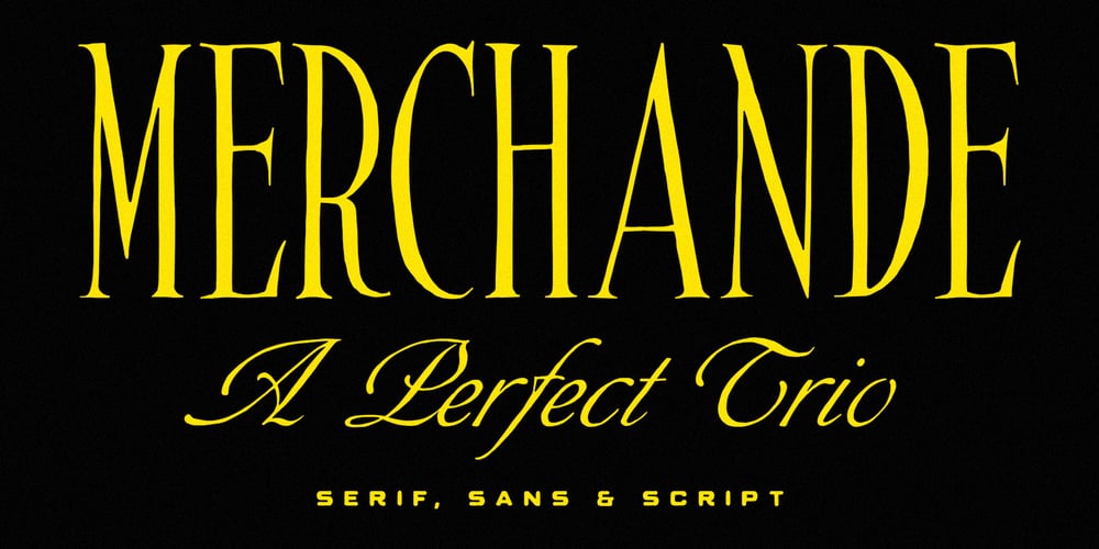 Merchande font
