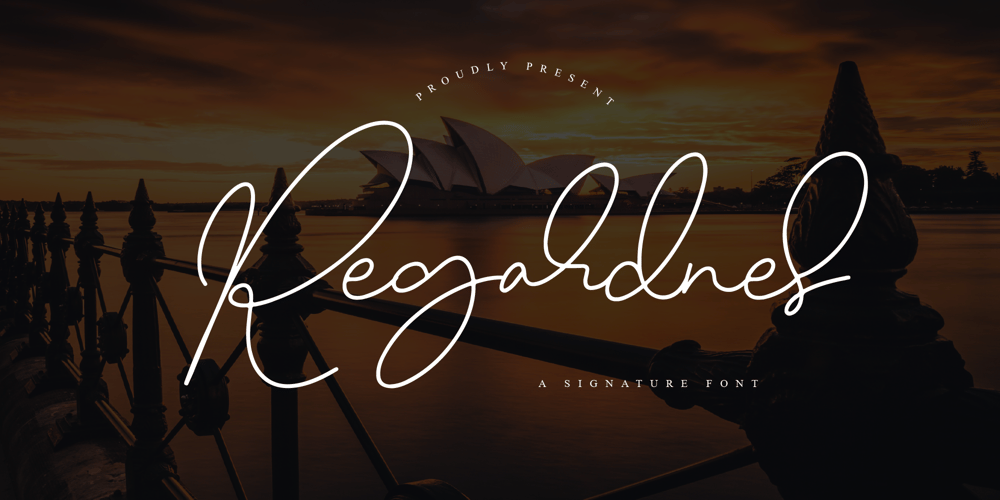 Regardnes font