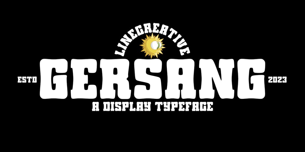 Gersang font