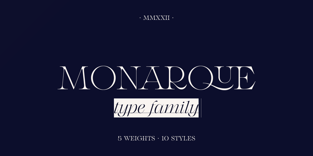 Monarque font