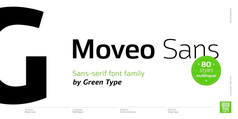 Moveo Sans font