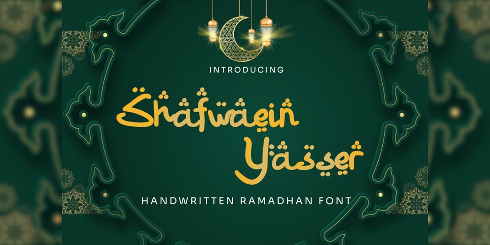 Shafwaein Yasser font