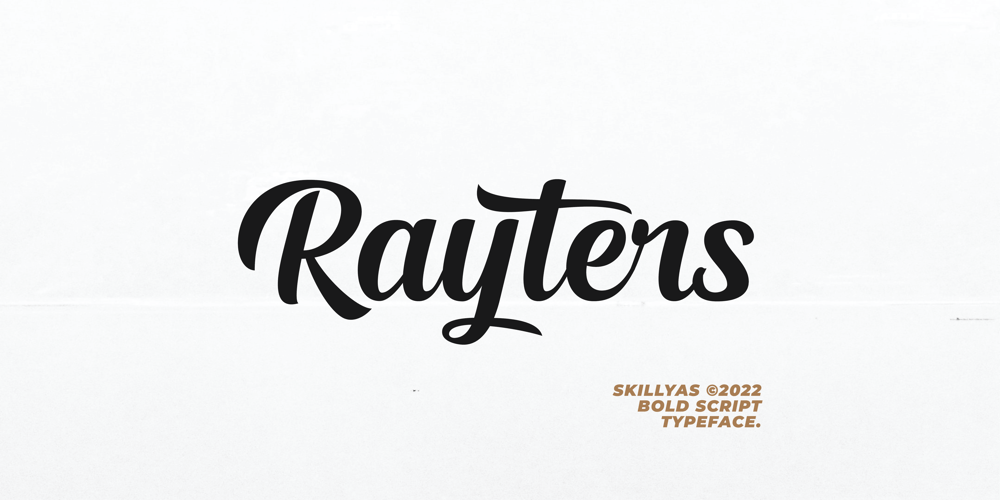 Rayters font