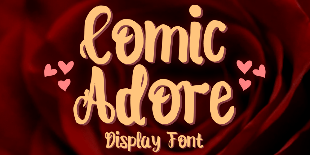 Comic Adore font