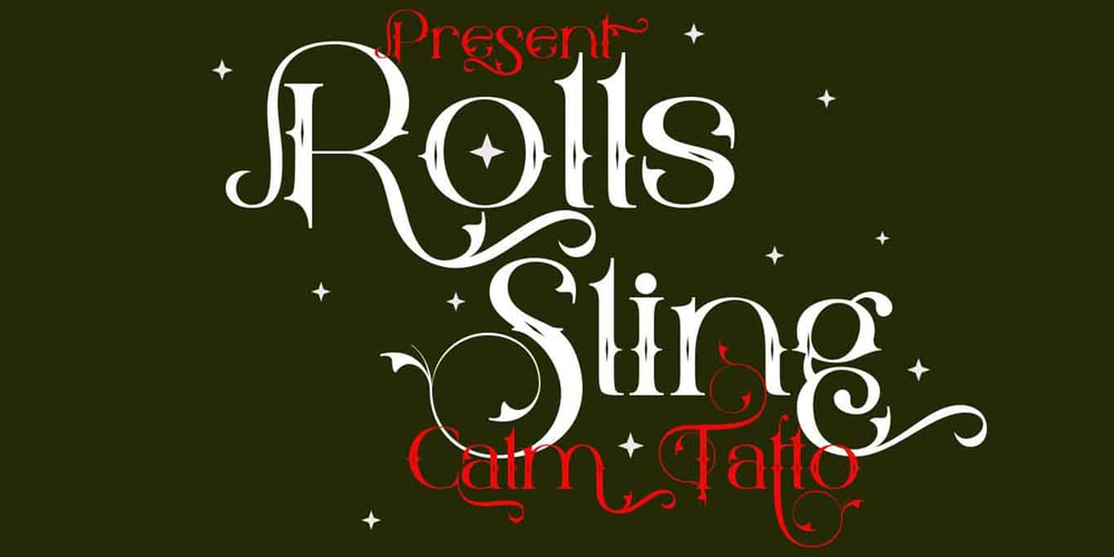 Rolls Sling font