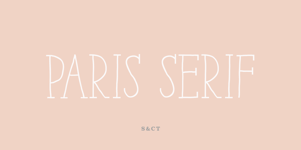 Paris Serif font