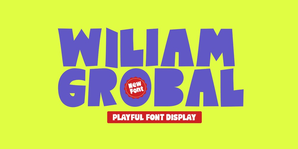 Wiliam Grobal font
