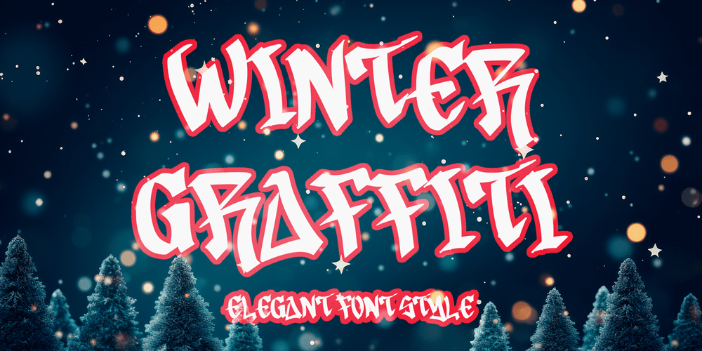 Winter Graffiti font