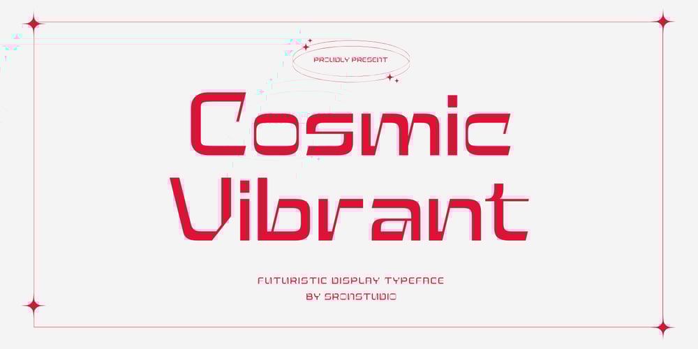Cosmic Vibrant font
