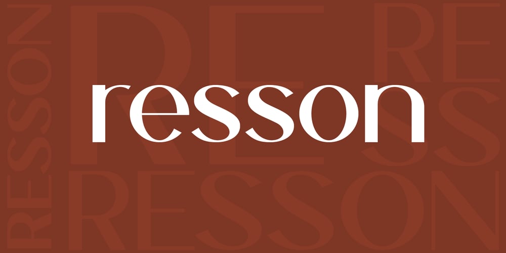 Resson font