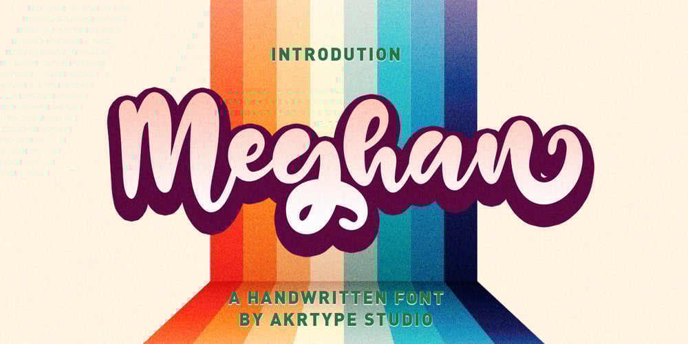 Meghan font