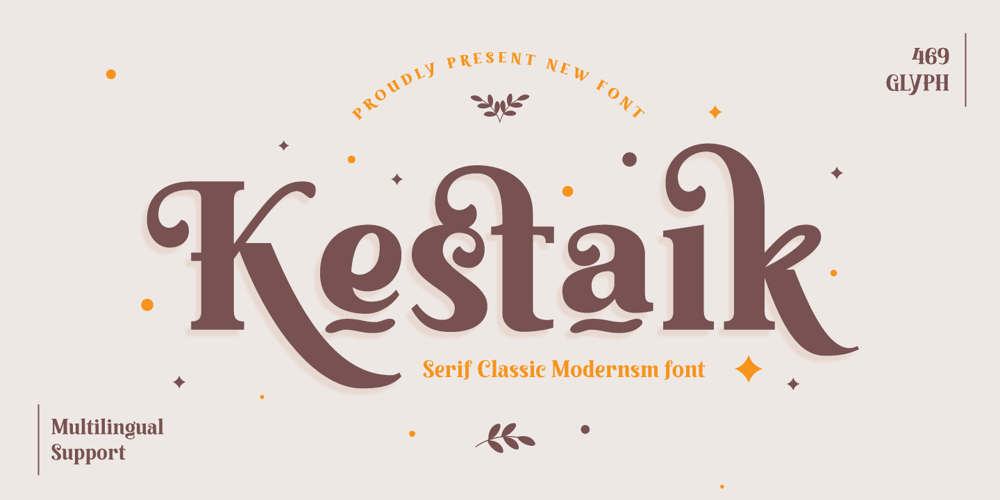 Kestaik font