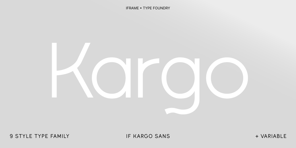 Kargo Sans font