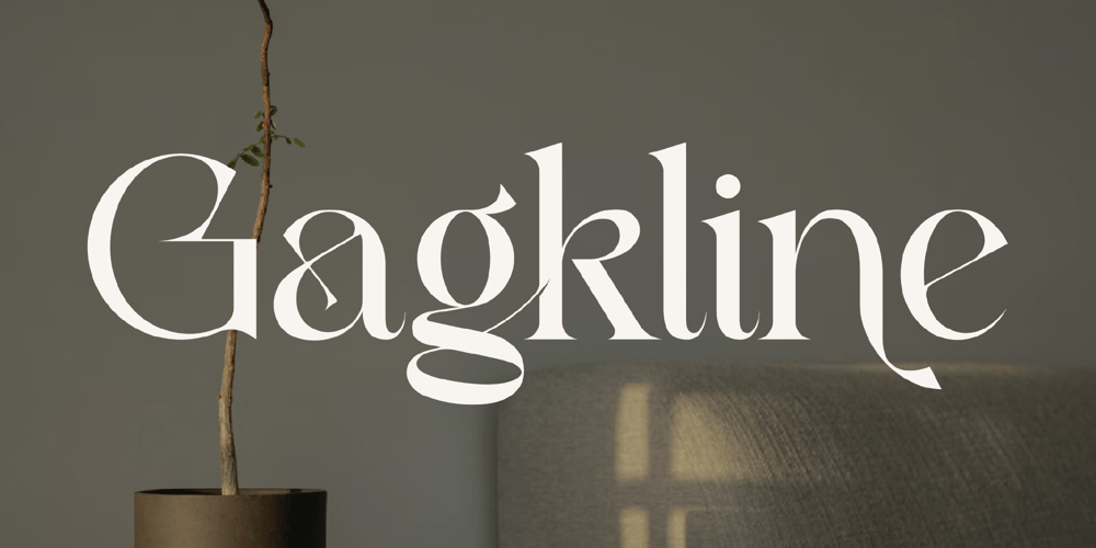 Gagkline font