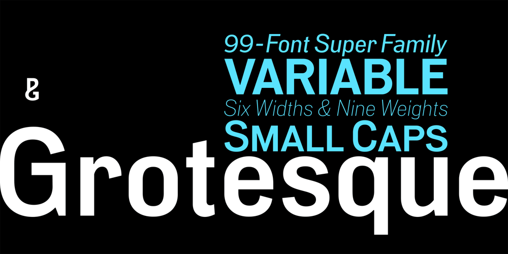 PG Grotesque font