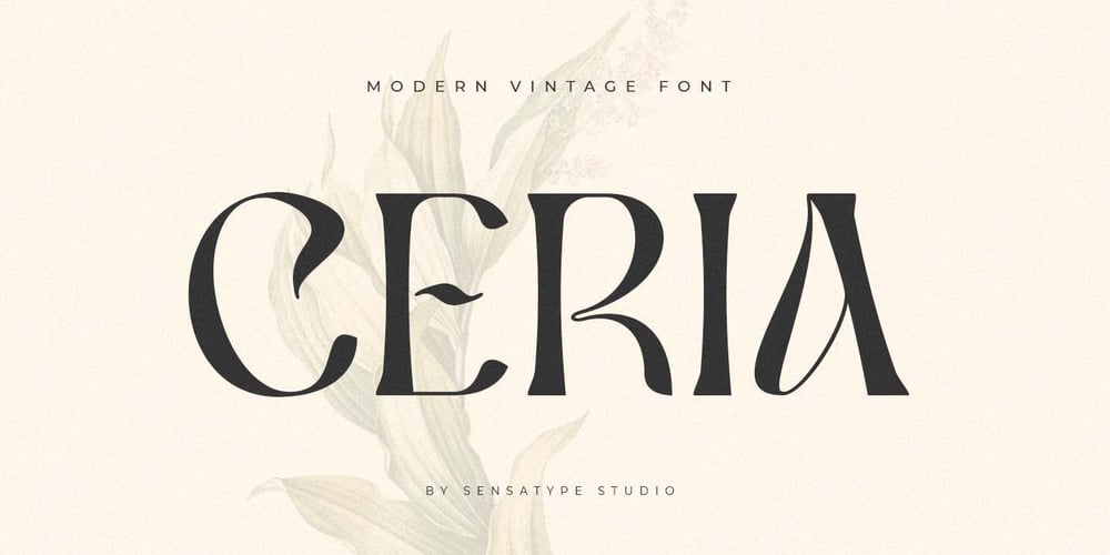 Ceria Style font